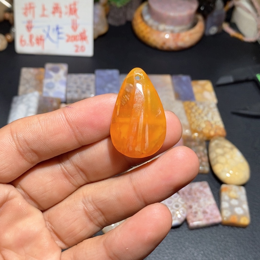 【闪购商品】硅化玉颈饰未镶嵌