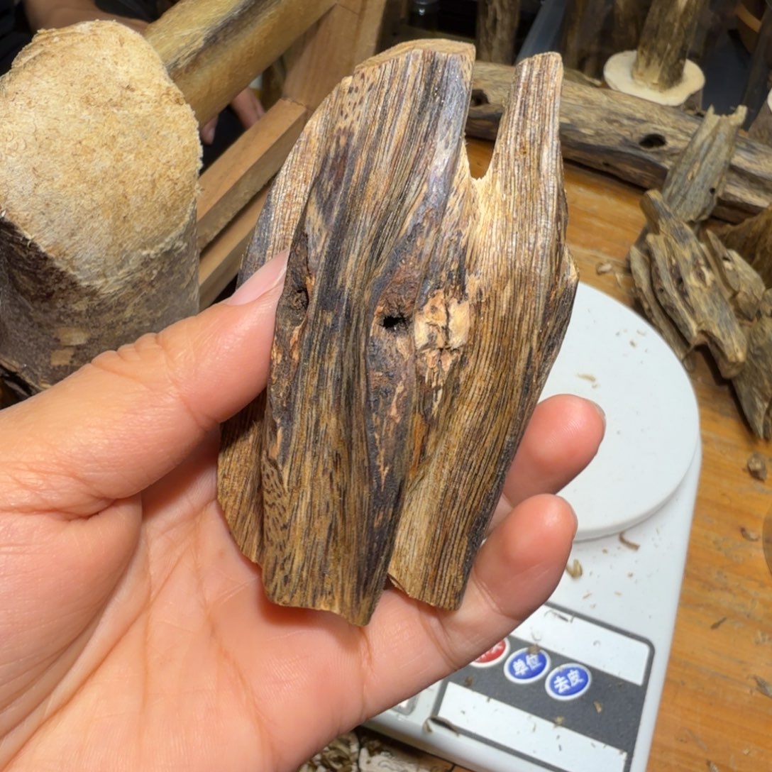 海***先棋楠沉香白奇块料52k