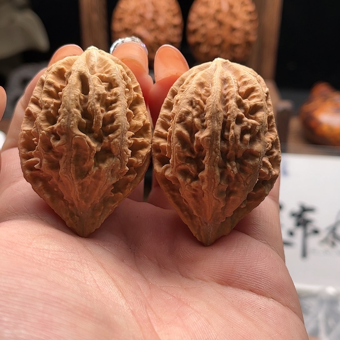 文玩核桃把件关东木子家楸大胖40