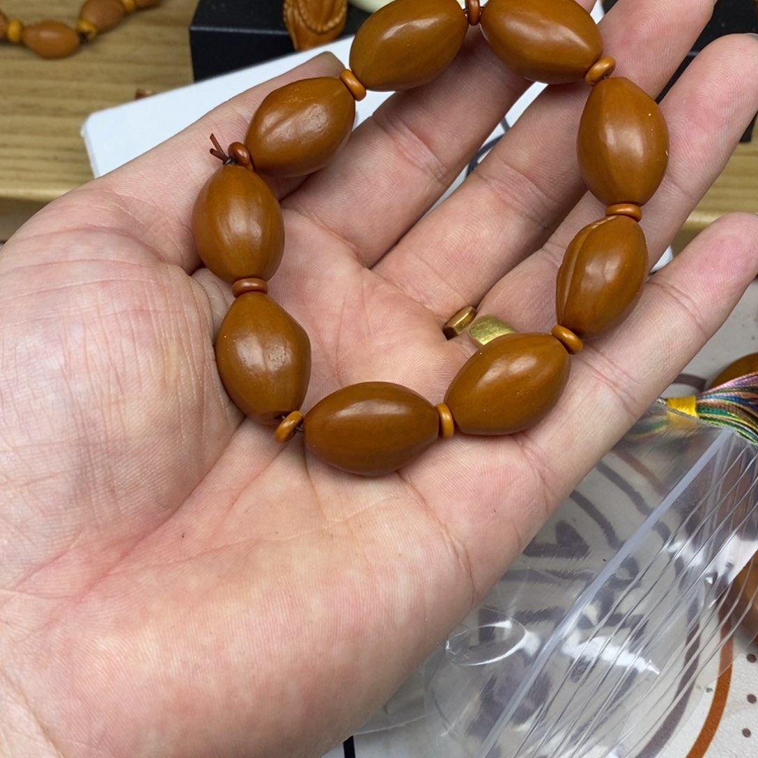 橄榄核手串/手链橄榄核橄榄核雕刻强