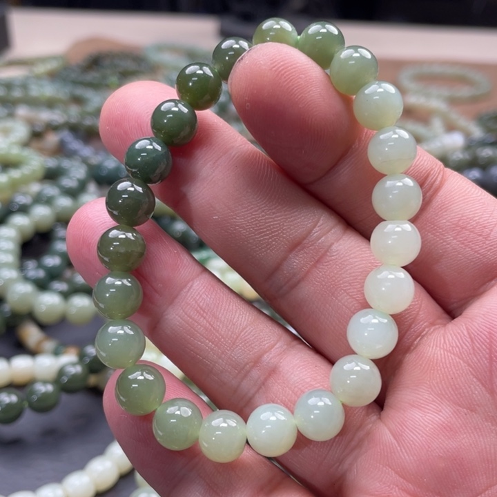 和田玉手链未镶嵌