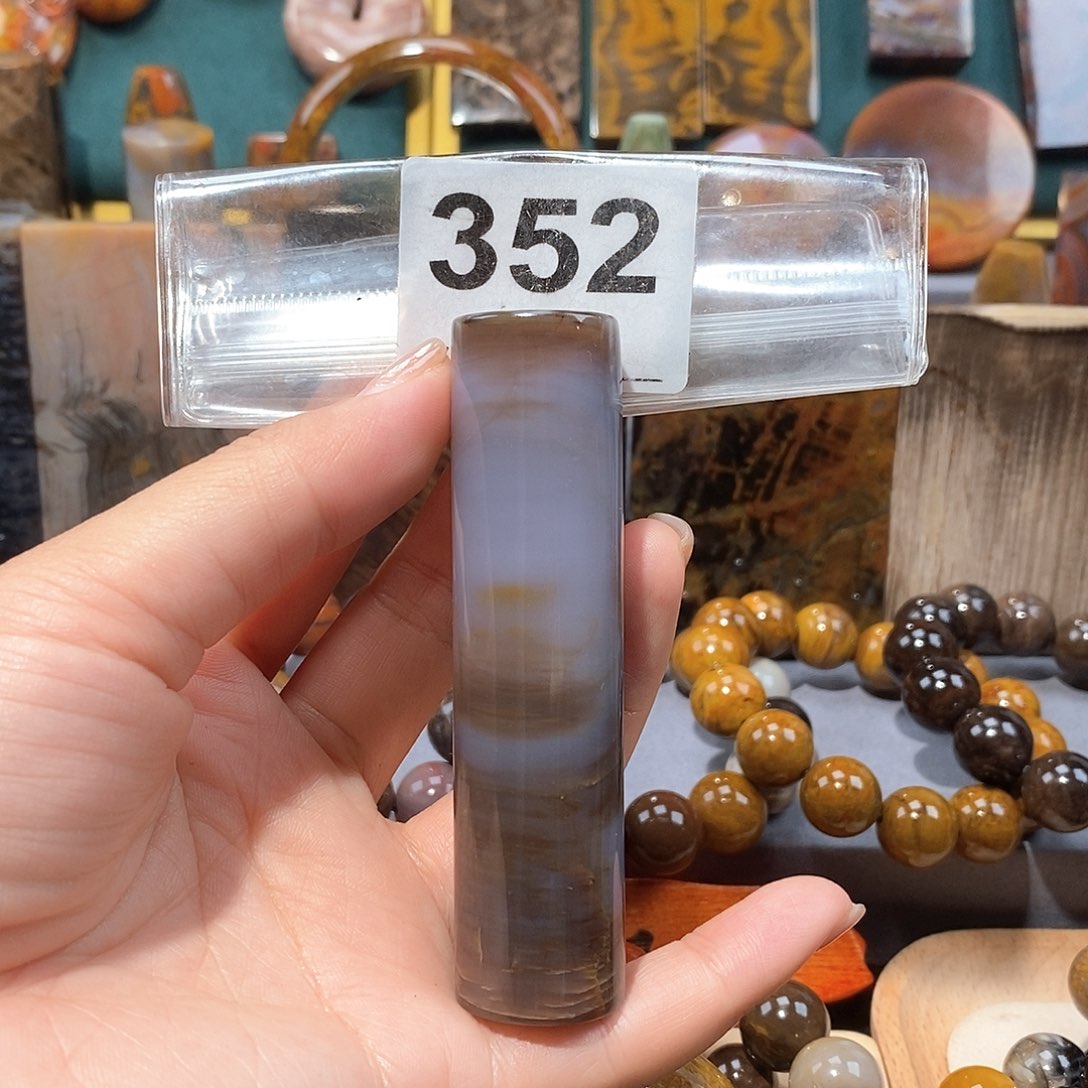 硅化玉天然北票硅化玉手把未镶嵌天然北票硅化玉手把