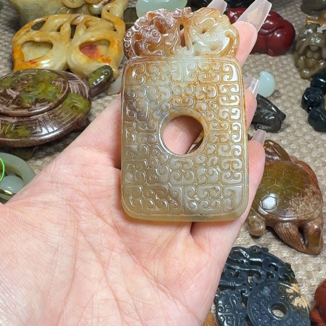 吊坠白玉菩提挂件