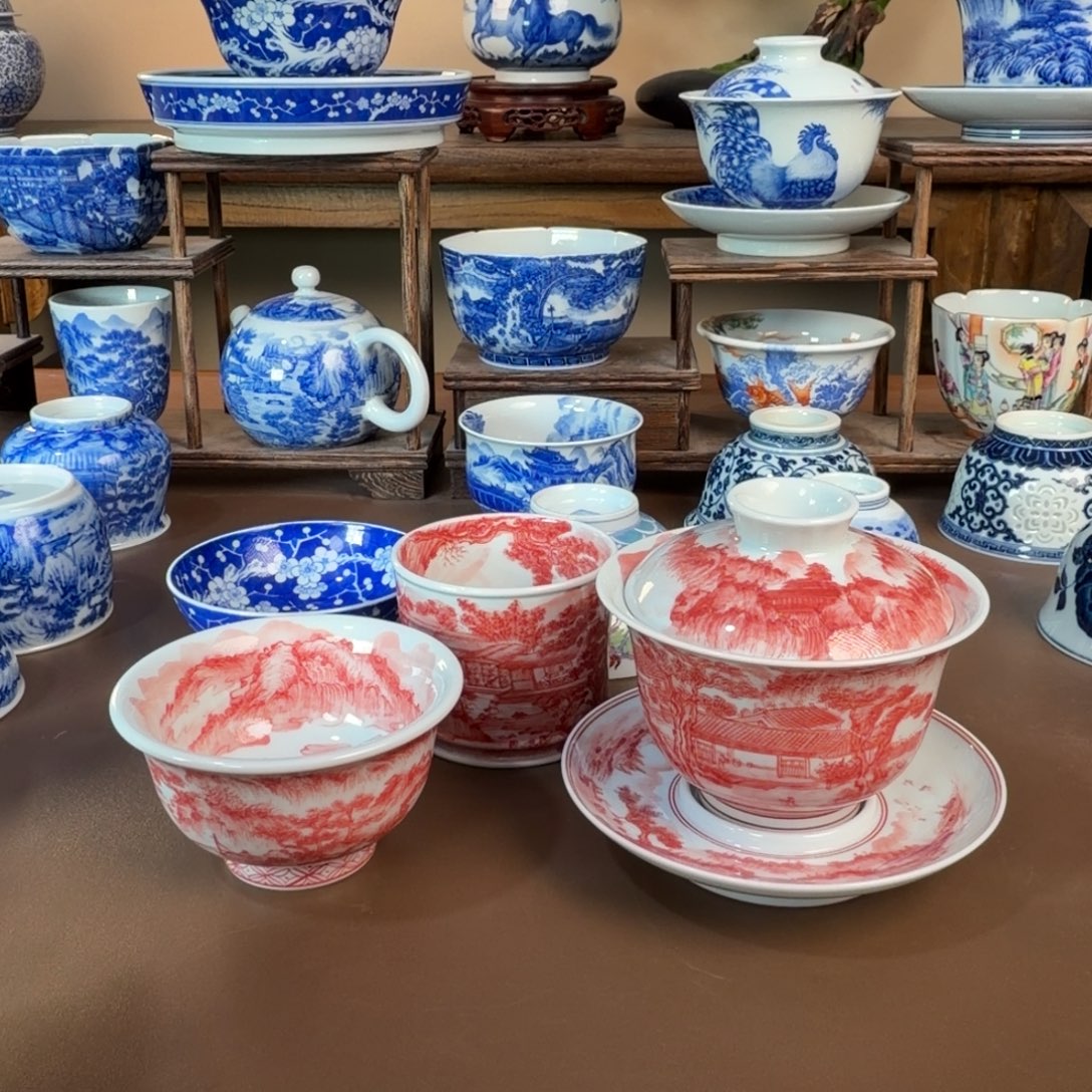 景德镇陶瓷手工手绘