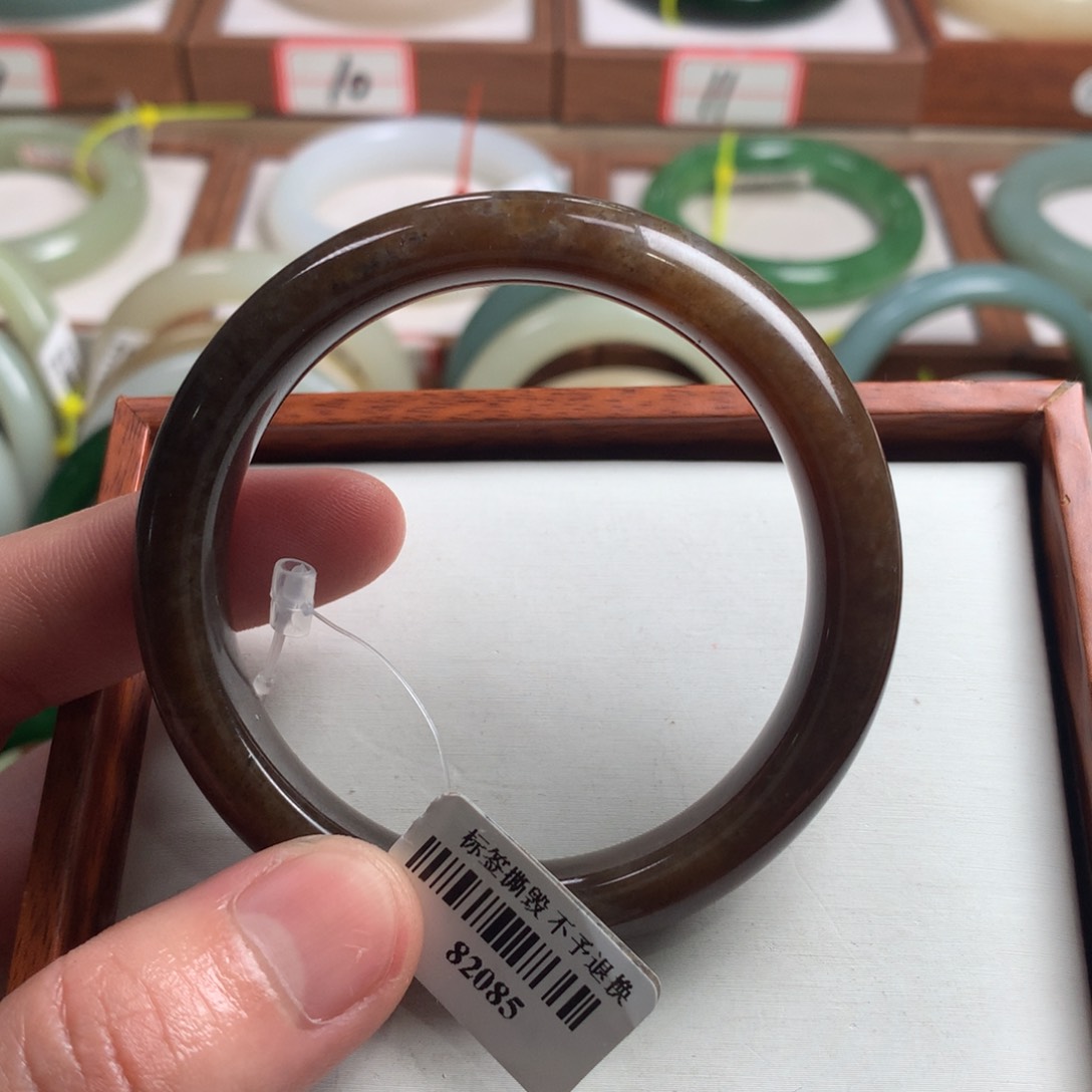 和田玉手镯未镶嵌51.5