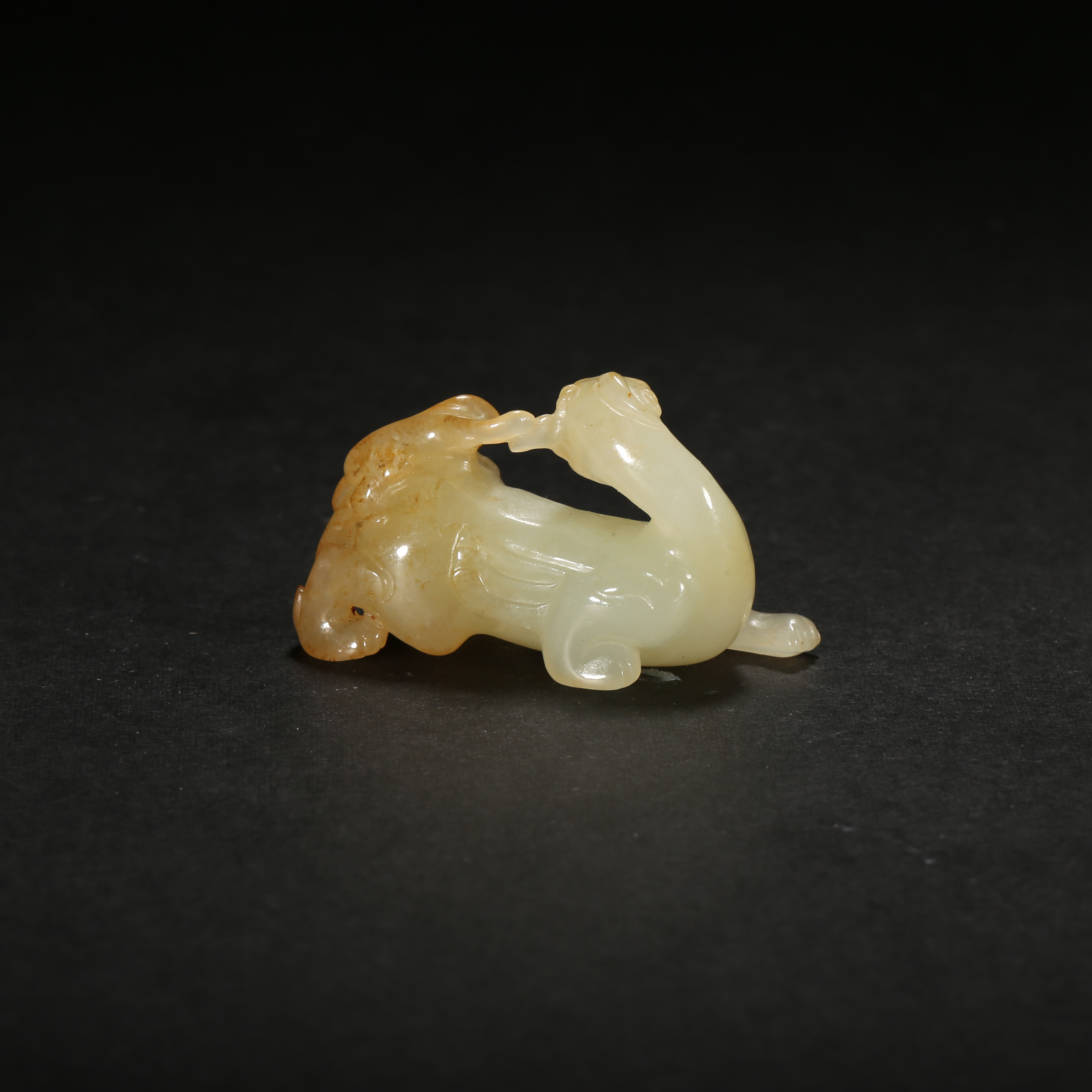 民国*白玉羽人驭兽/WBGS251006022和田玉【北京文博】