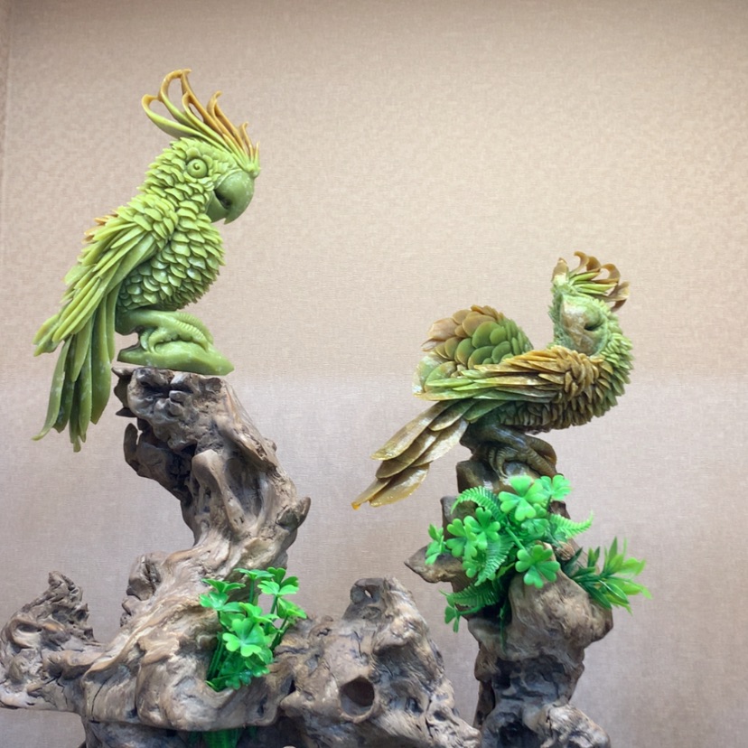 【闪购商品】蛇纹石玉摆件覆膜未镶嵌