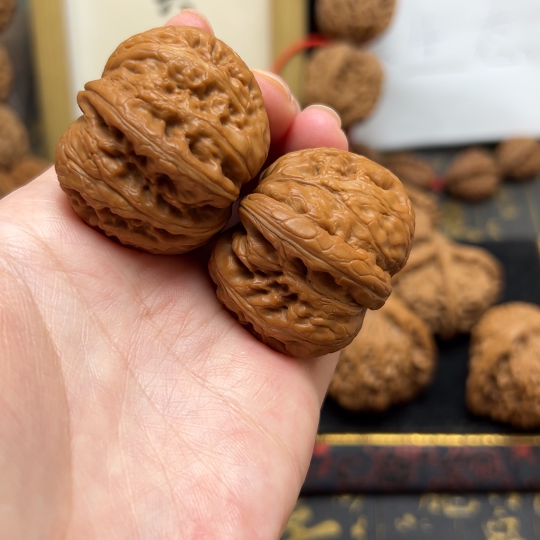 文玩核桃把件40平谷元宝