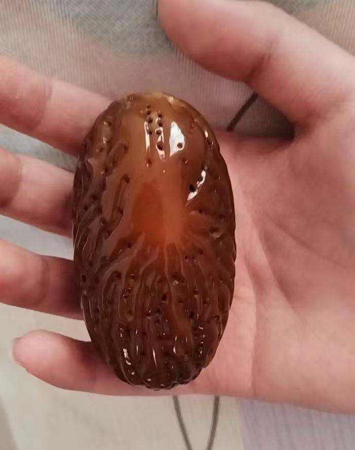 精品手把件清纹老果陈化果净果龙纹果手把件