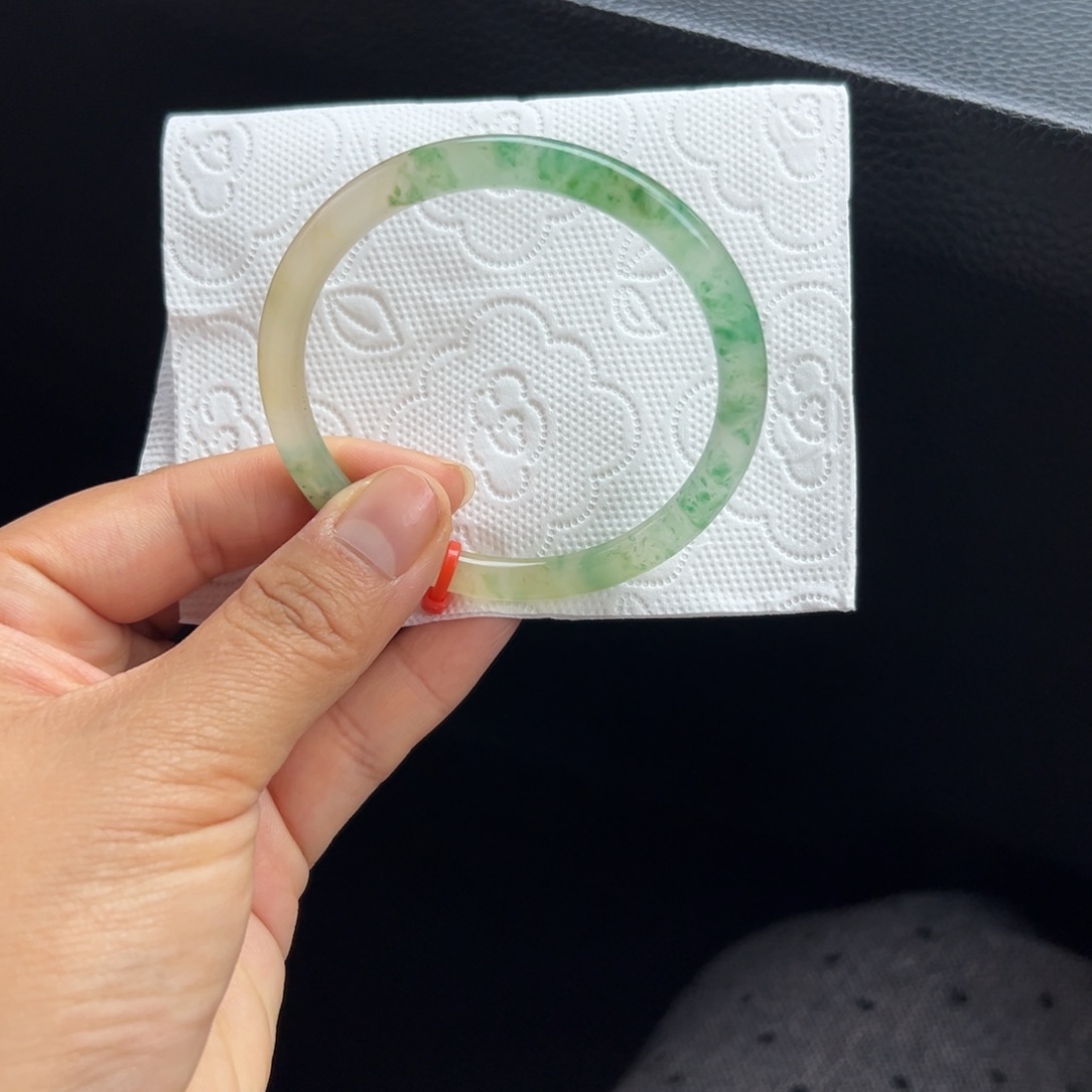 石英质玉未镶嵌手镯非洲翠5455