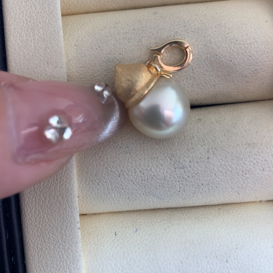 海水珍珠颈饰银S925镶嵌