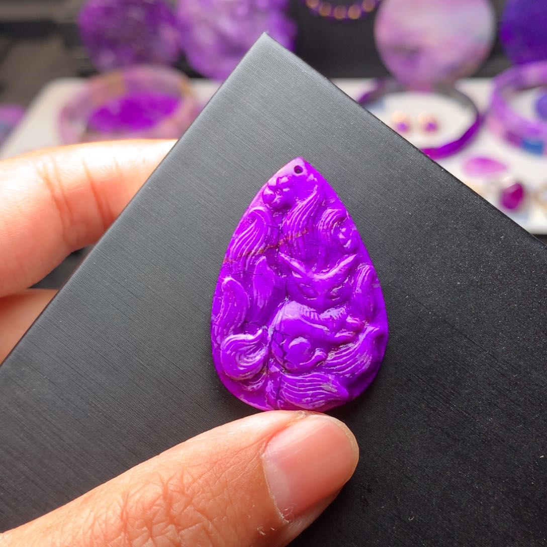 未镶嵌苏纪石（舒俱来）吊坠