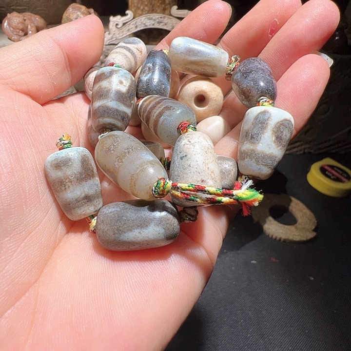 玛瑙/玉髓颈饰合金卡*苏