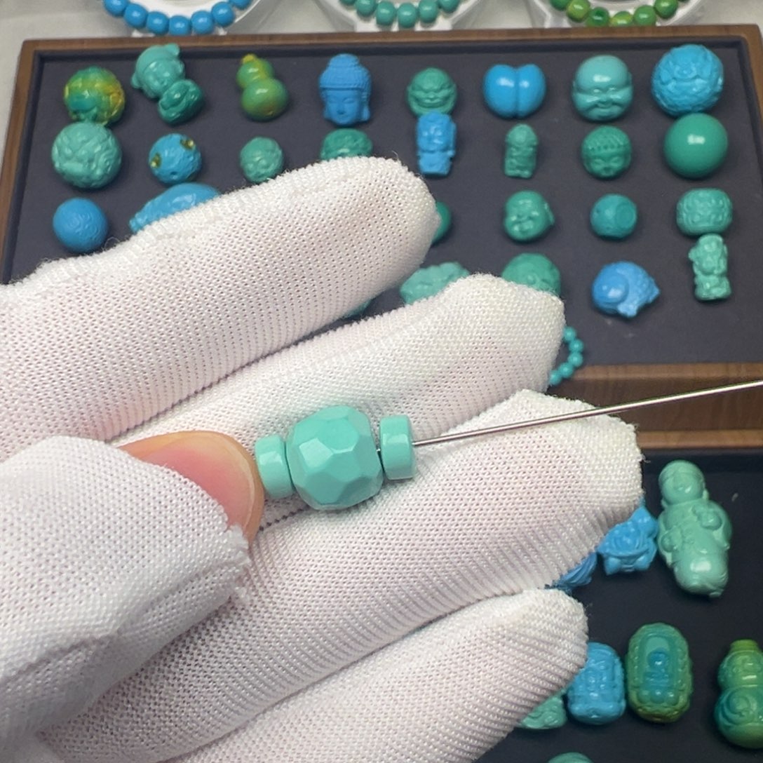 牛***丁湖北原生态雕刻珠