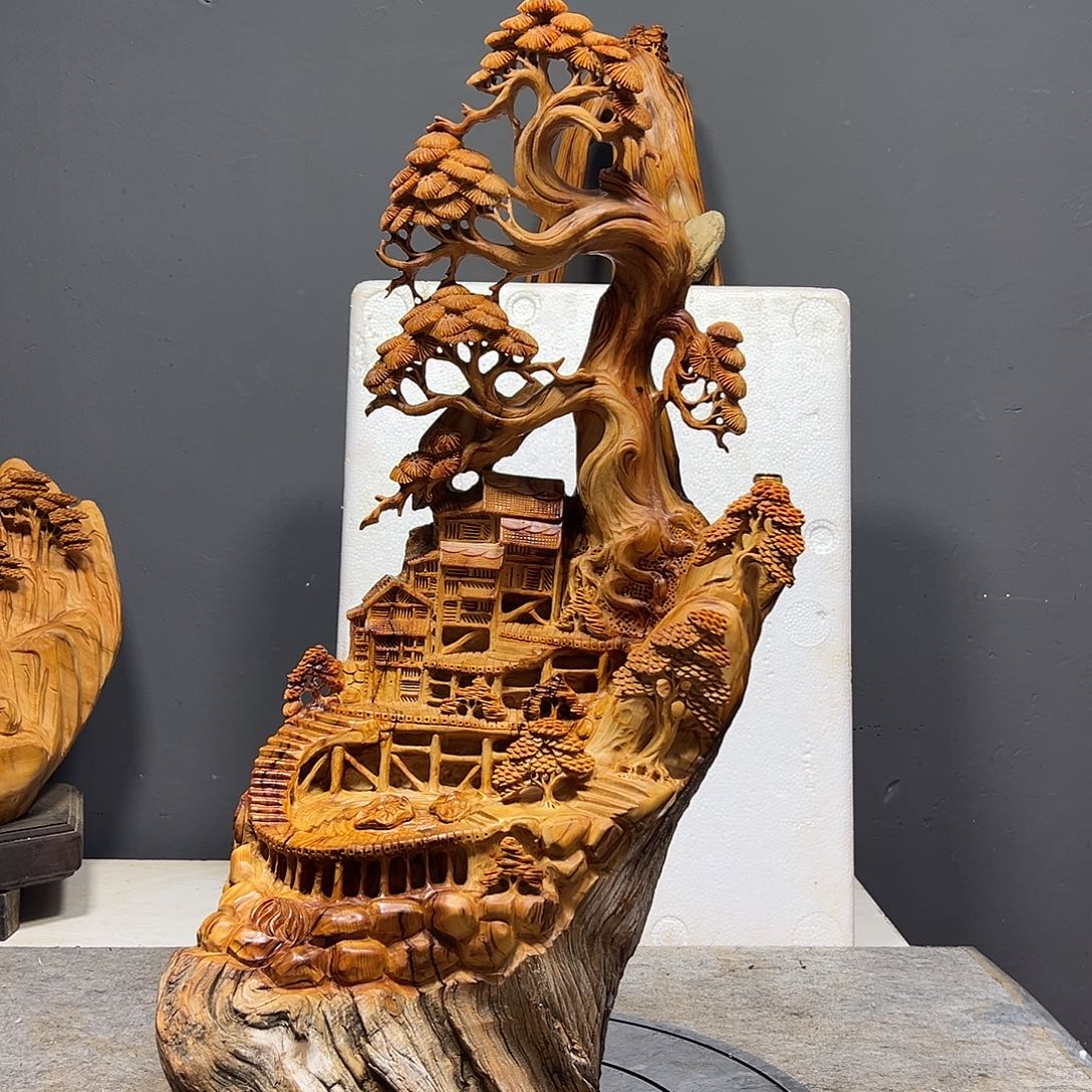 卓***)柏木（崖柏）精品崖柏山里人家