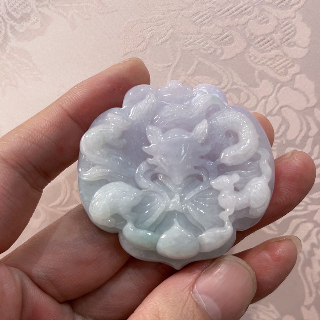 翡翠合金吊坠(赠链)代编织