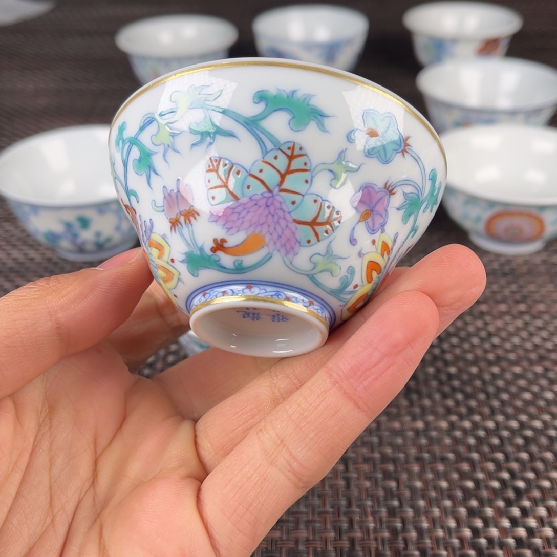 瓷片景德镇陶瓷杯子
