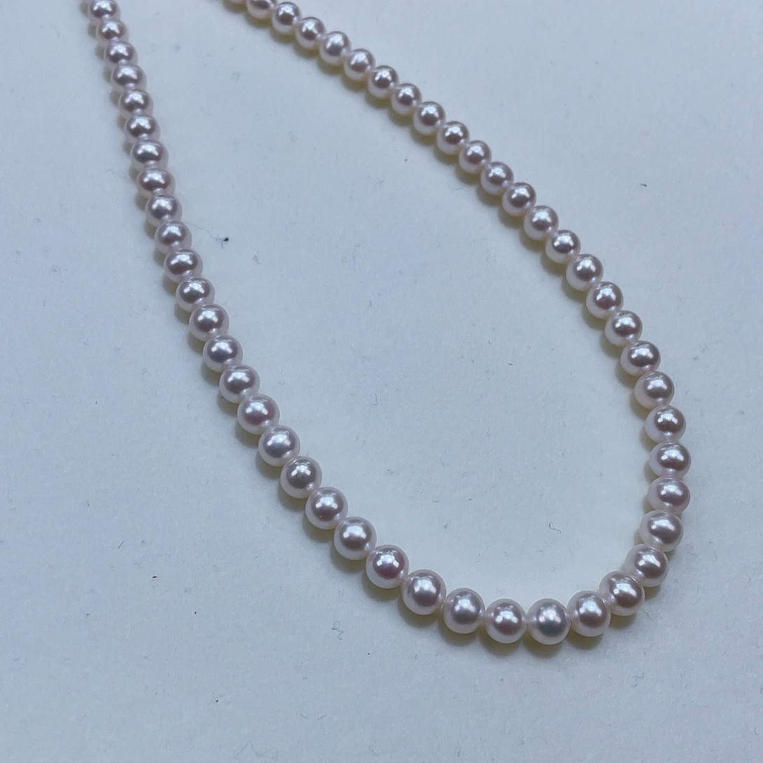 淡水珍珠颈饰银S925镶嵌5.5-6mm爆亮毕业无暇