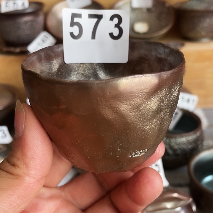 茶杯紫泥柴烧纯手工573