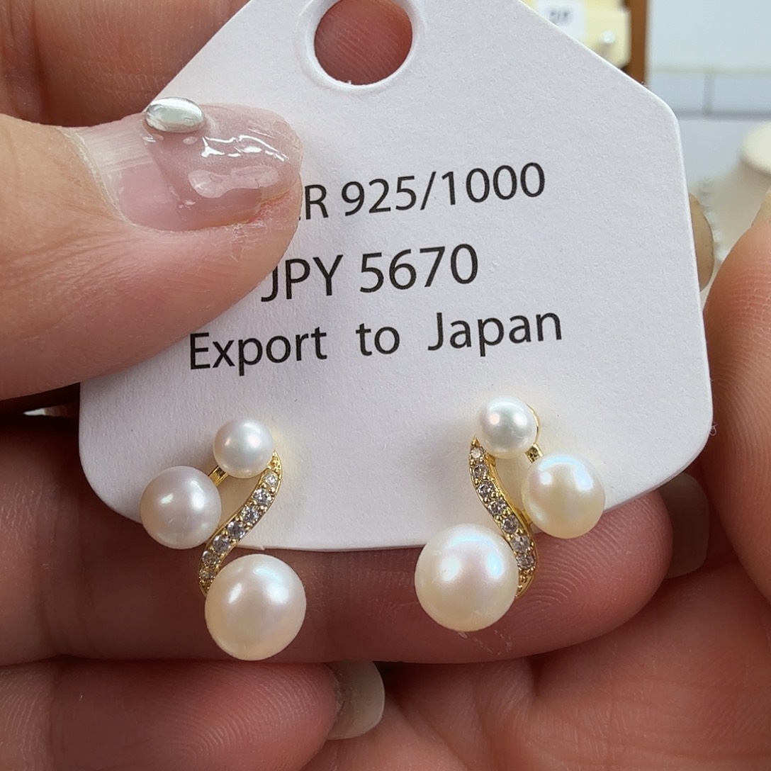 耳饰淡水珍珠未镶嵌