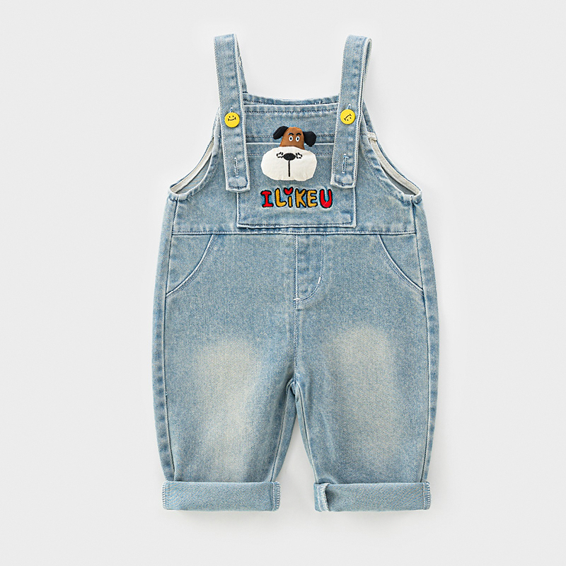 宝宝背带裤春秋装1一4岁婴儿连体裤休闲男女童长裤儿童裤子潮6727