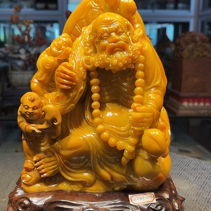 可***新寿山石寿山石雕刻的艺术品