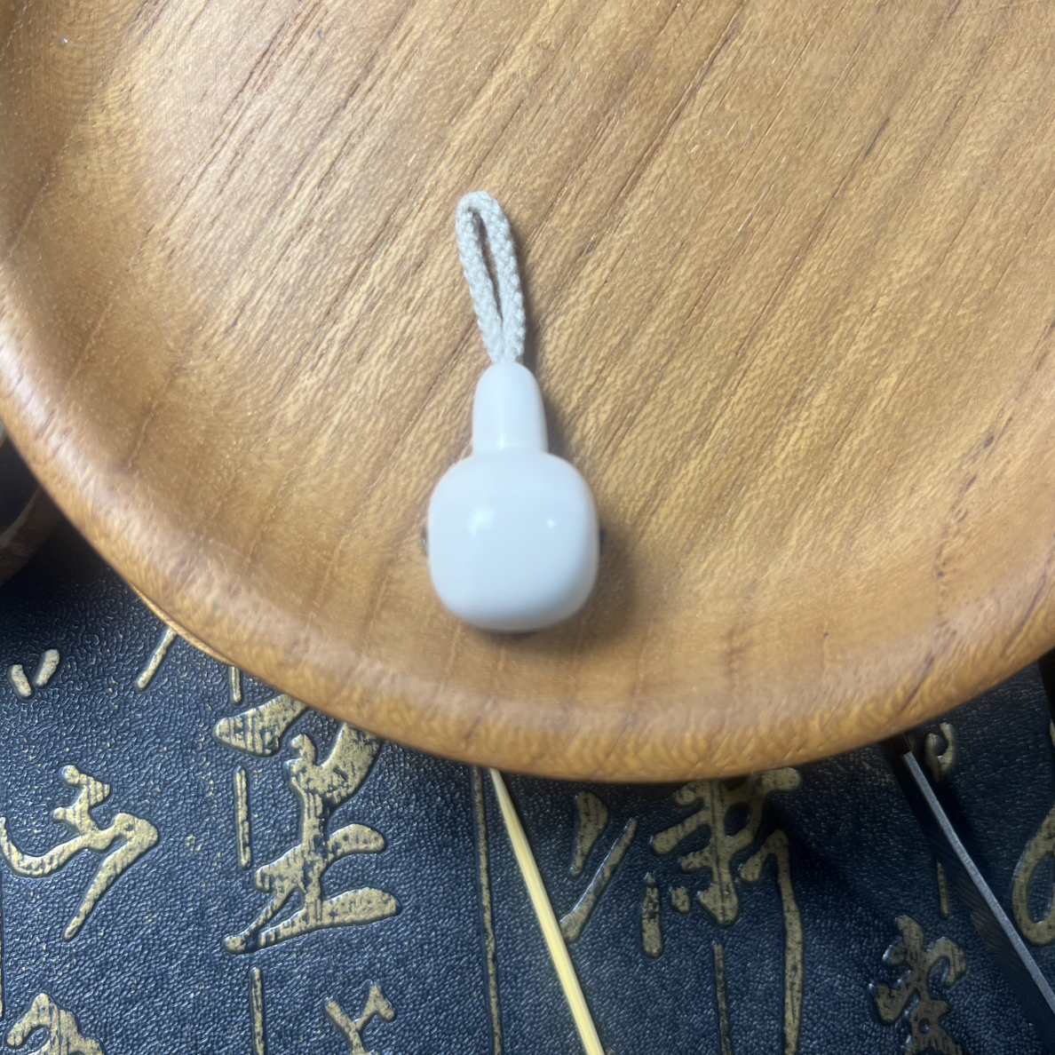 天然保真猛犸牙牙芯料藏式三通