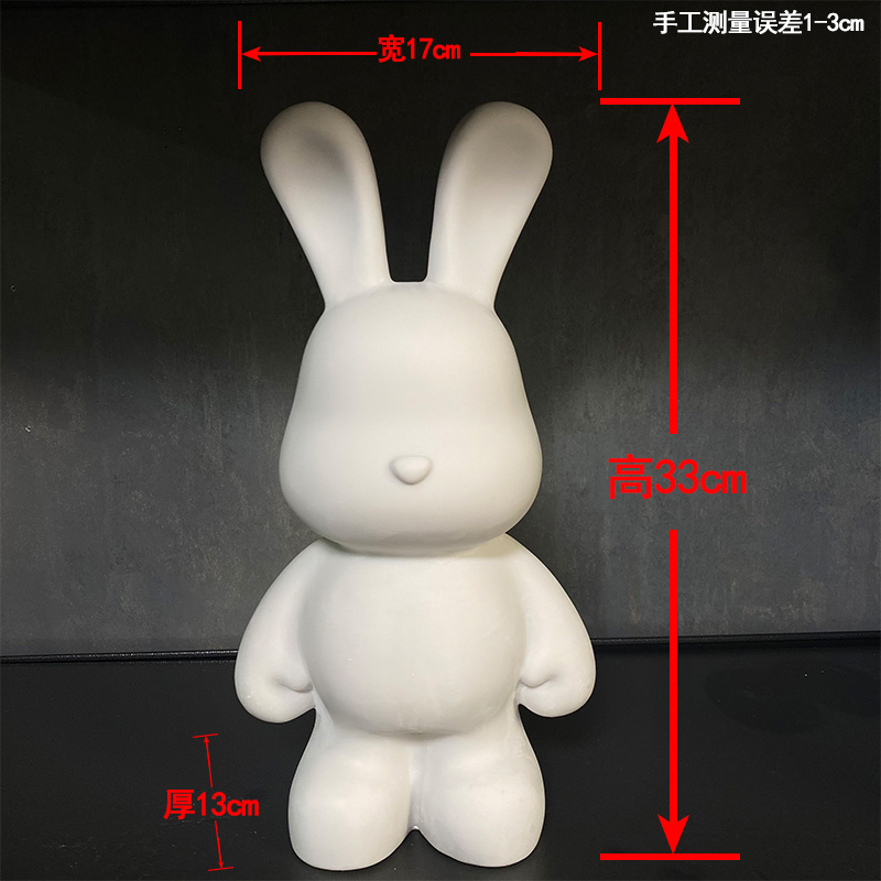 (成品)DIY潮玩成品流体熊，兔，龙等