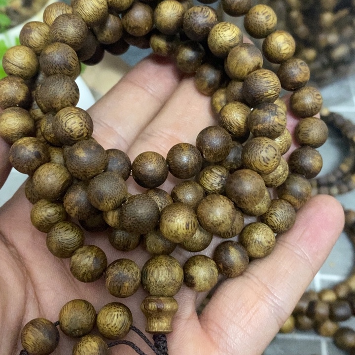 半***生手串沉香圆珠108颗10mm多样性发1