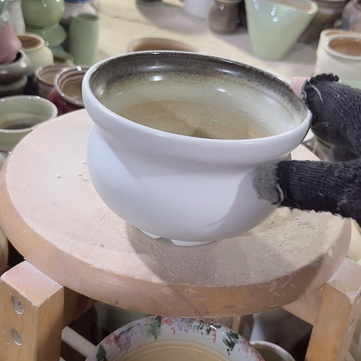 瓶口13高10 瑕景德镇陶瓷满29包邮