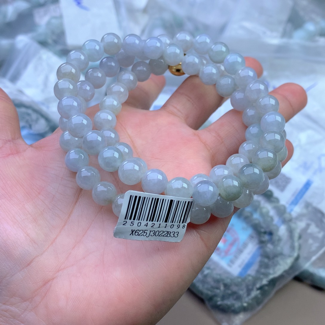 未镶嵌手串定制翡翠