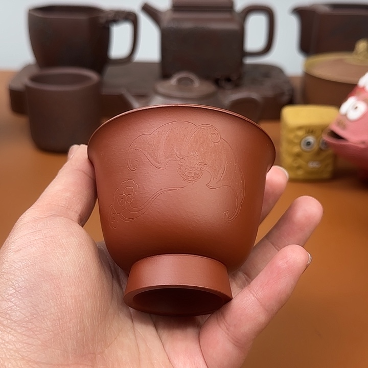 宜兴紫砂瑕疵主人杯