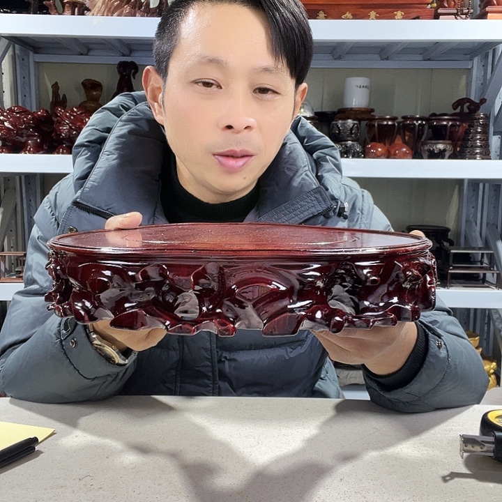 渔***木A越南马拉丝木花梨木