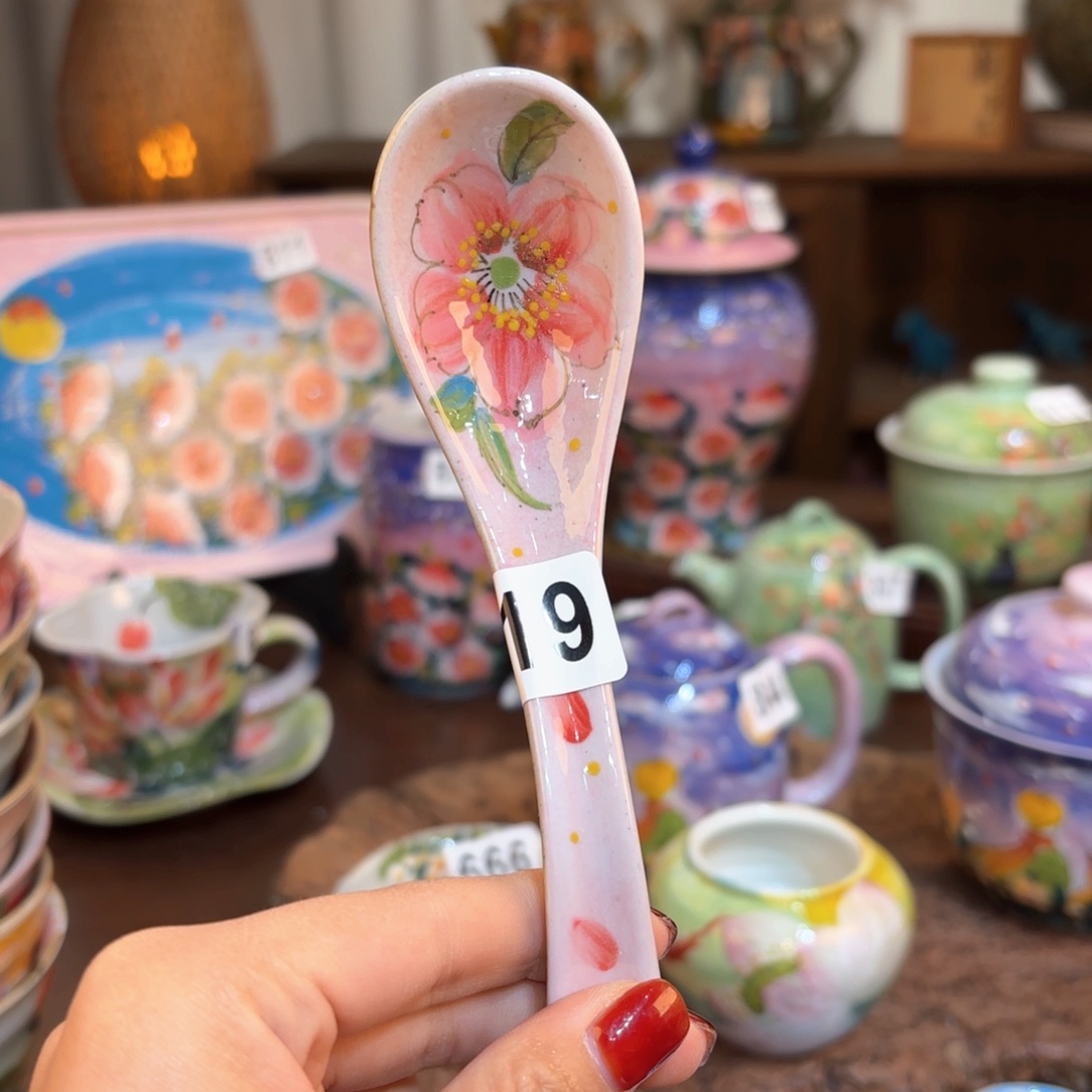 景德镇手绘高温釉下彩陶瓷茶具