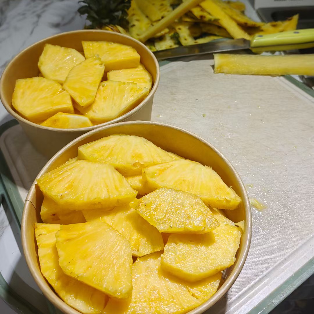 【鲜果现切】黄金蜂蜜凤梨去皮去心果肉300g(纯甜香浓)