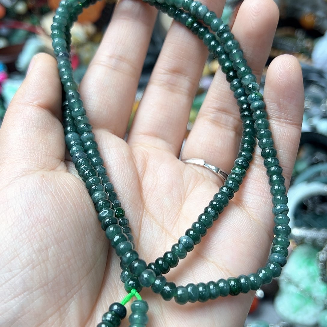 翡翠戒指未镶嵌炸