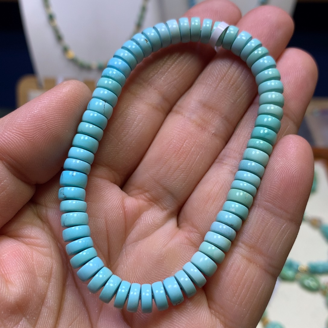 绿松石未镶嵌直切