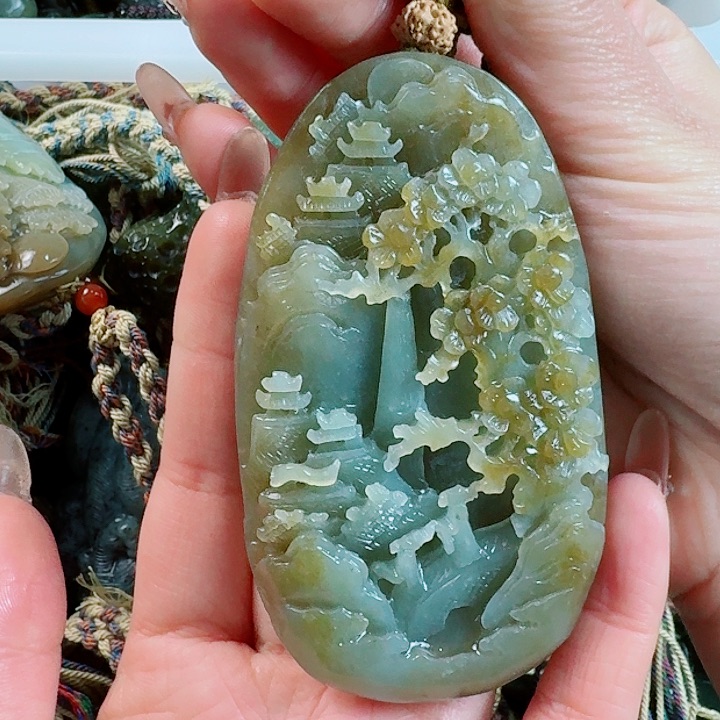 和田玉挂件未镶嵌