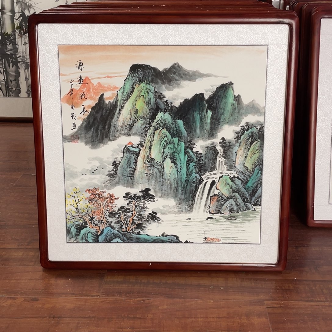 国画带框尺寸63*63厘米