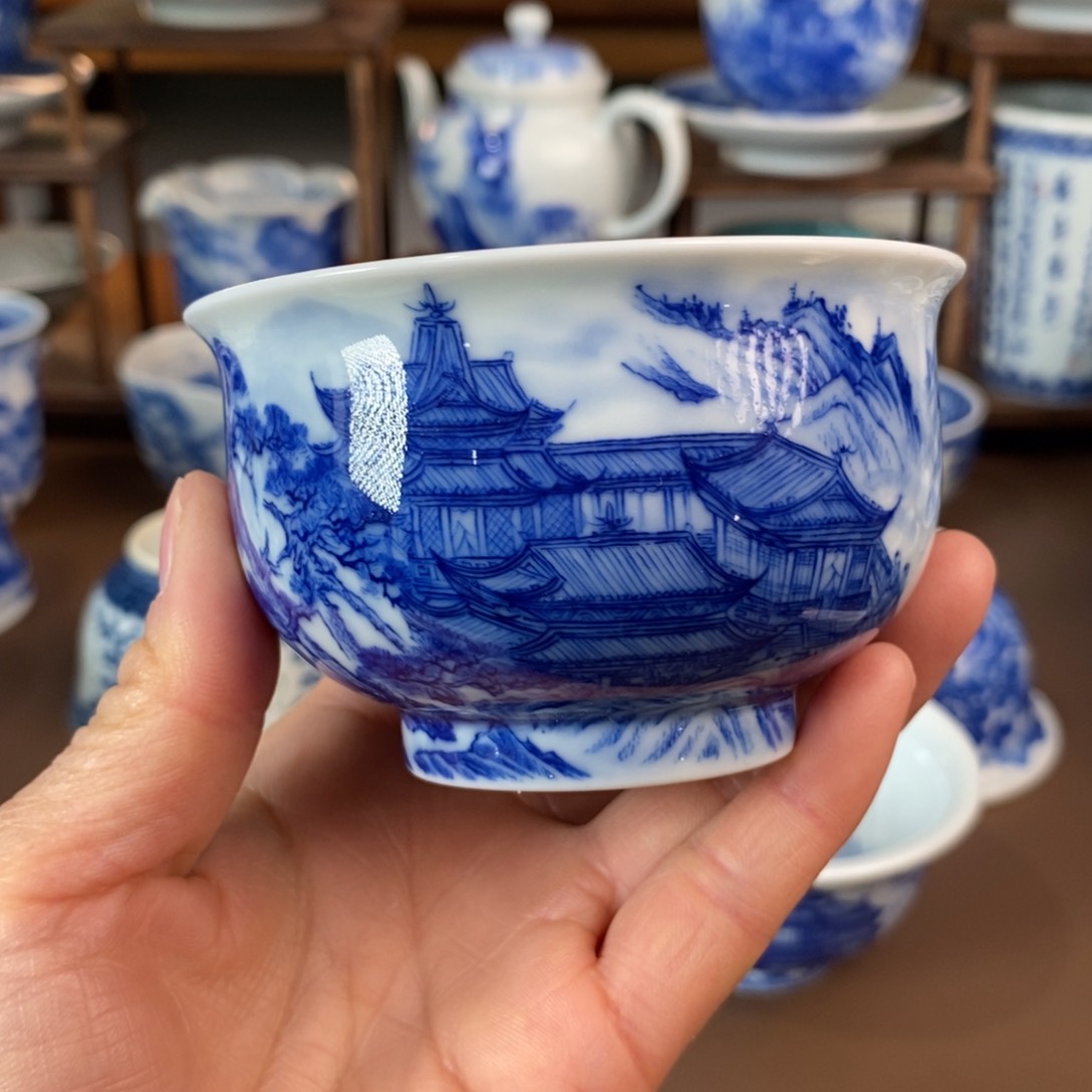杯景德镇陶瓷手工手绘