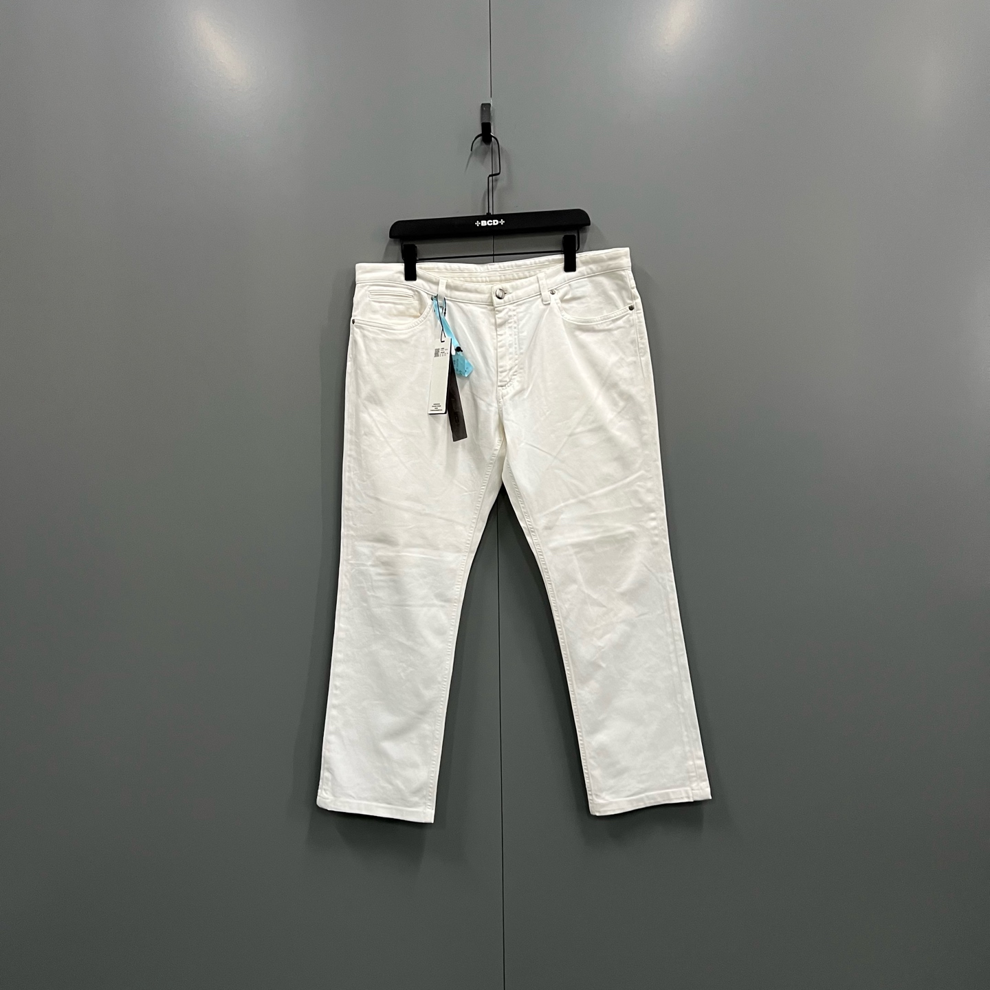 99新 ZEGNA (ll) 白色牛仔直筒裤 38码 207188