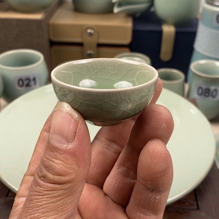杯子原产地原矿釉微微瑕