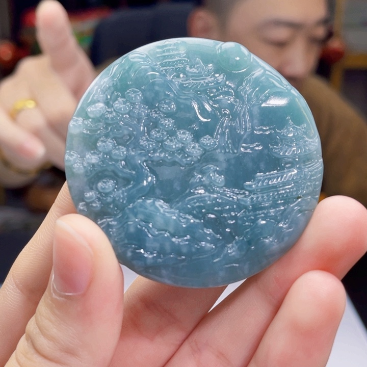 翡翠未镶嵌吊坠(不含链)多样性发其1X63