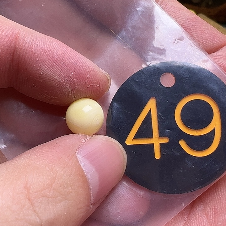 蜜蜡未镶嵌珠宝奇石10mm微花粉