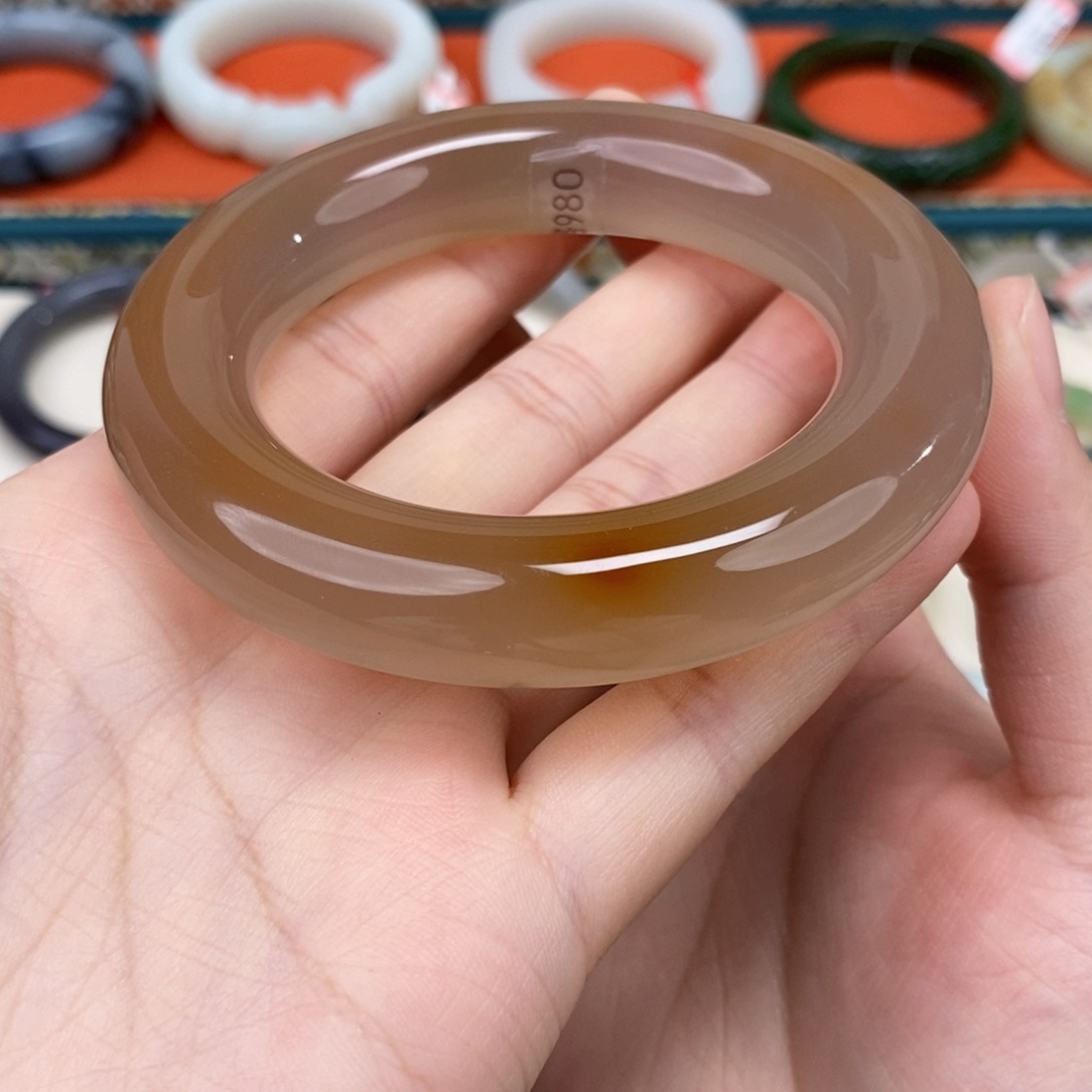 手镯玛瑙/玉髓合金玉髓手镯56.1#