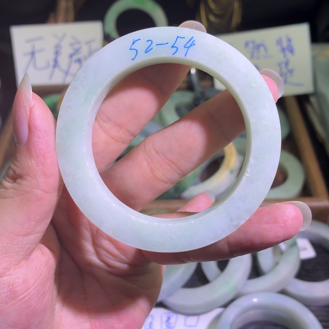 定制翡翠未镶嵌翡翠A货手镯毛胚定制