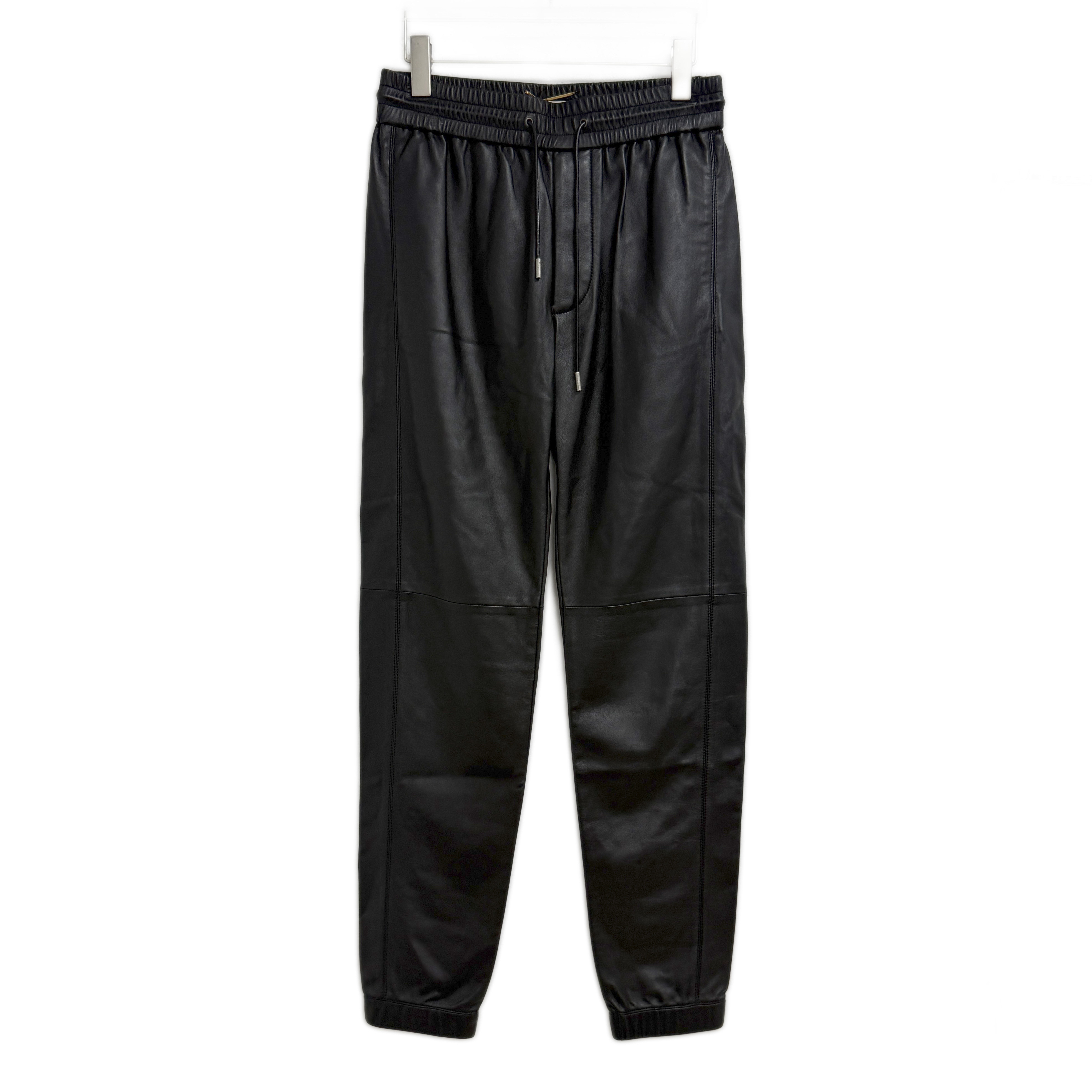 Saint Laurent圣罗兰 女士小羊皮女裤长裤703384 YC2MS 1000