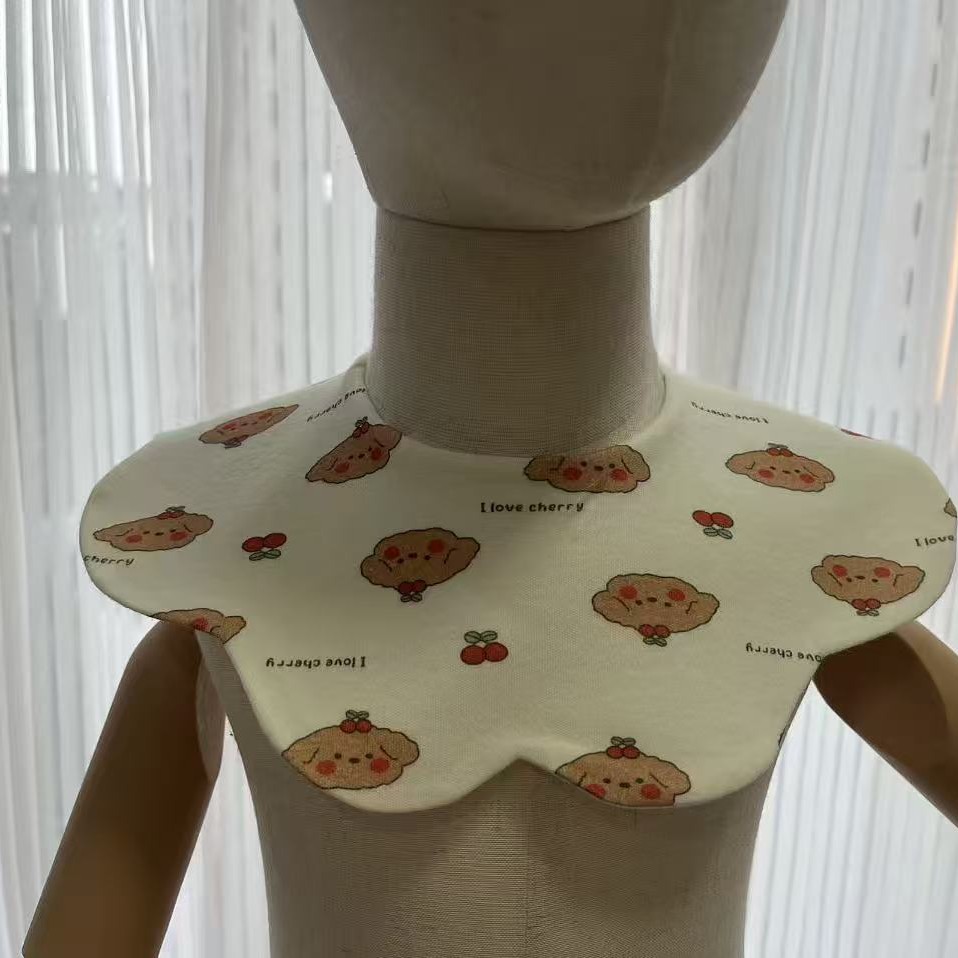 婴儿A类防水双面吸水夹层防水口水巾防吐奶围嘴