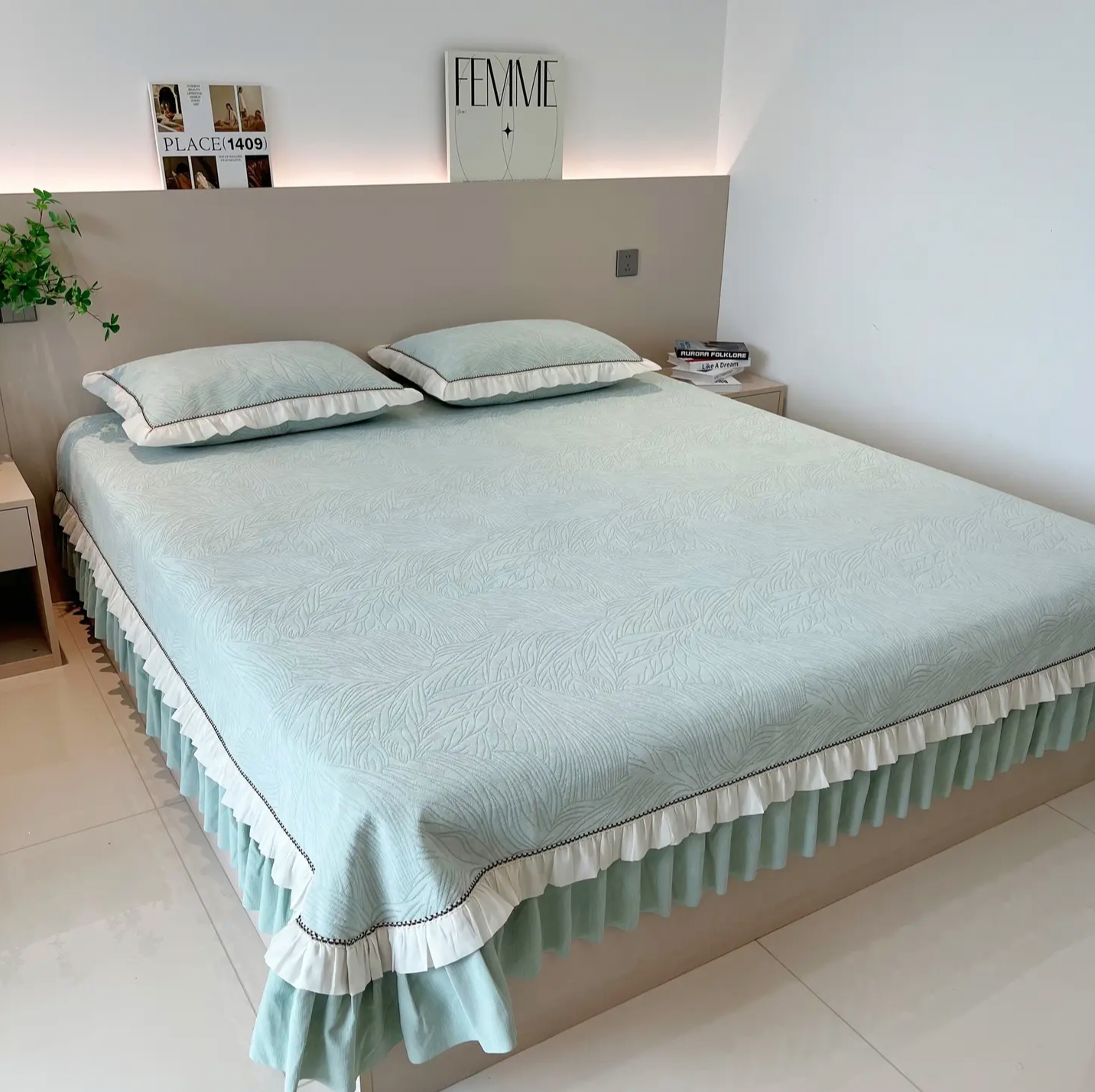 【漫纱款床用床盖】高端雪尼尔床盖四季通用亲肤耐磨防滑床盖定制