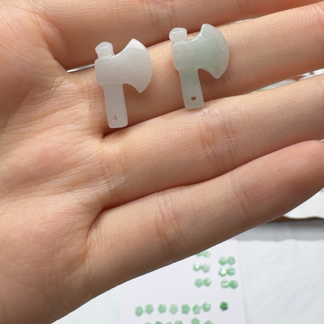 未镶嵌挂件翡翠匀*葉